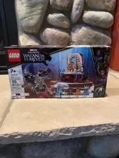 Lego Wakanda KING NAMOR'S THRONE ROOM Set 76213 Sealed RETIRED