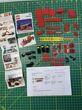 LEGO LEGOLAND: Fire Truck (485), Vintage 1976, partial instruct.  one pc missing