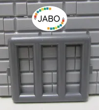 (G12 / 8 / 3) LEGO 6016 Grille Window 1x4x3 New Dark Gray 6210 7021 7785