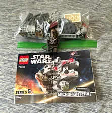 LEGO Star Wars 75193 Millennium Falcon Microfighter w/ Chewbacca Minifig+manual
