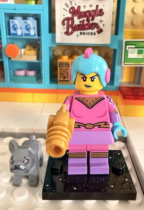 Lego Space CMF Series 26 Retro Space Heroine Minifigure With Accessories