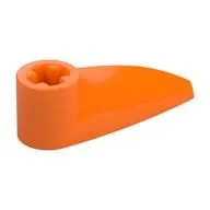 LEGO Part 41669 - Orange Technic Tooth 1 x 3 with Axle Hole [Rounded Underside]