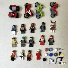 Lego Race Car Drivers & Race Team Minifigures Mixed Lot Authentic
