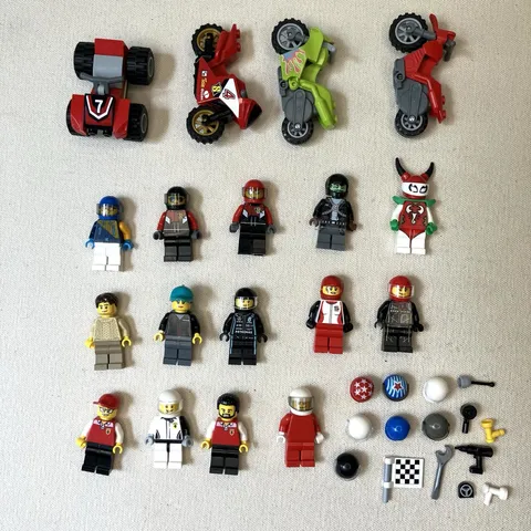 Lego Race Car Drivers & Race Team Minifigures Mixed Lot Authentic