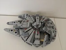 Pre-built Lego Star Wars Millennium Falcon 75105 Retired Starship Only No Minifg
