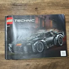 LEGO Technic 42127 The Batman Batmobile Instruction Manual Booklet ONLY