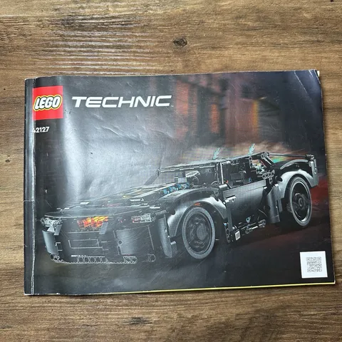 LEGO Technic 42127 The Batman Batmobile Instruction Manual Booklet ONLY