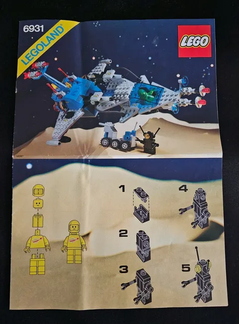 Lego Legoland Instruction Manual 6931 Stat Patroller Vintage