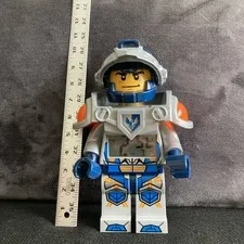 LEGO Nexo Knights Clay Jumbo Minifigure Man Alarm Clock Tested Working 