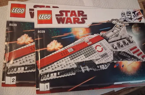 Lego Star Wars Instruction Manual Only 8039 Venator GUC No Bricks