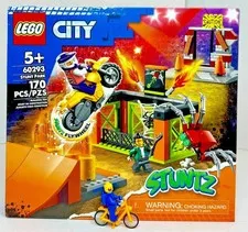 LEGO (60293) City: Stunt Park Bike Skate Ramp Town - New Sealed Retired -