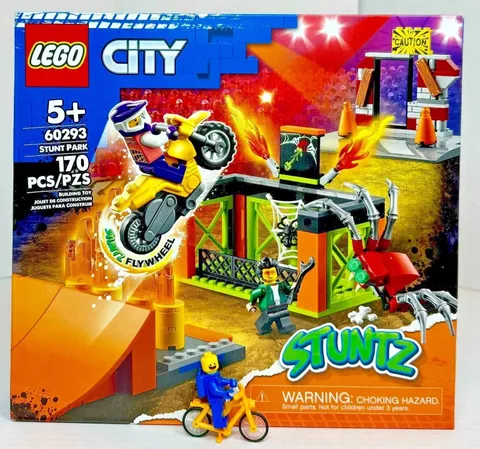 LEGO (60293) City: Stunt Park Bike Skate Ramp Town - New Sealed Retired -