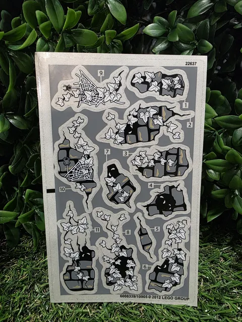 LEGO Monster Fighters STICKER SHEET for Vampyre Castle 9468 Glow-in-Dark  NEW