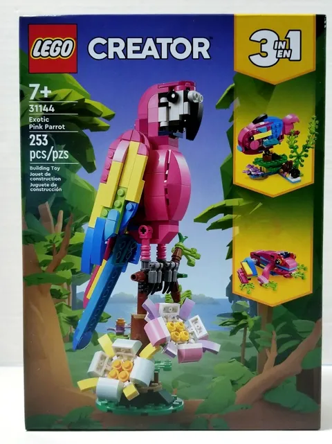 LEGO Creator 31144 Exotic Pink Parrot 3-in-1 Set New & Factory Sealed