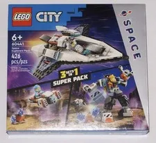 LEGO 60441 City Space Explorers 3 Sets in 1 Super Pack New in Unopened Box
