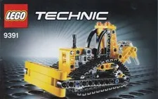 LEGO #9391 INSTRUCTION MANUAL ONLY Technic Bulldozer
