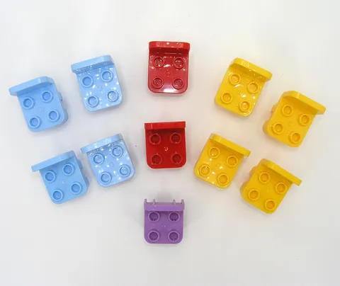 Lego Duplo House Chairs Furniture Lot of 9 Blue Yellow Red & Purple