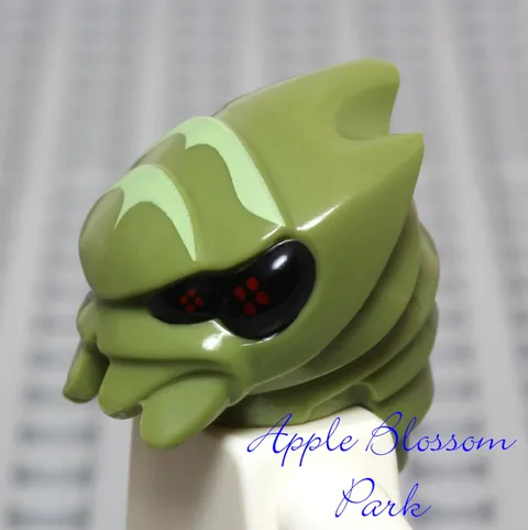 NEW Lego Alien Buggoid Olive Green HELMET Galaxy Squad Space Minifig 70706
