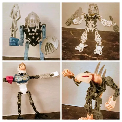 LEGO Bionicle Action Building Figure Lot Of 4 Figures 