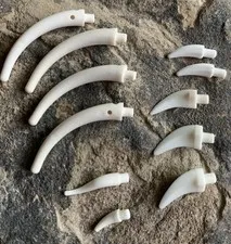 Lego Horn Claw Tooth Lot Of Pieces. Used