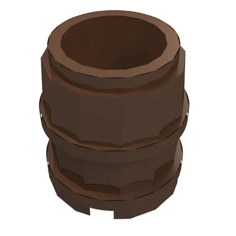 3x LEGO® Part 2489 - Container, Barrel 2 x 2 x 2