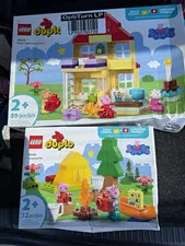 LEGO DUPLO Peppa Pig Birthday House 10433 & Camping Trip 10452, Age 2+