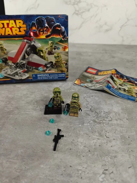 Lego Star Wars Kashyyk Clone Troopers Minifigs ONLY With Box & Manual 75035
