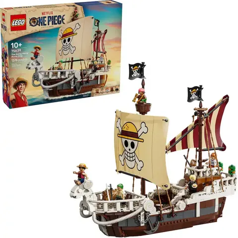 LEGO One Piece Netflix The Going Merry Pirate Ship 75639, 1376 pcs, OPEN BOX
