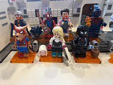 LEGO Marvel Spider-Verse 7 Minifigure Lot: Miles, Gwen, Miguel O’Hara, Werewolf