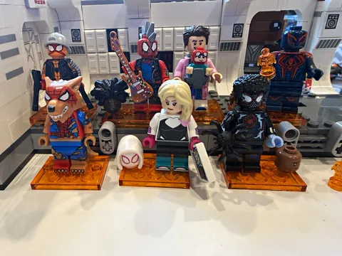 LEGO Marvel Spider-Verse 7 Minifigure Lot: Miles, Gwen, Miguel O’Hara, Werewolf