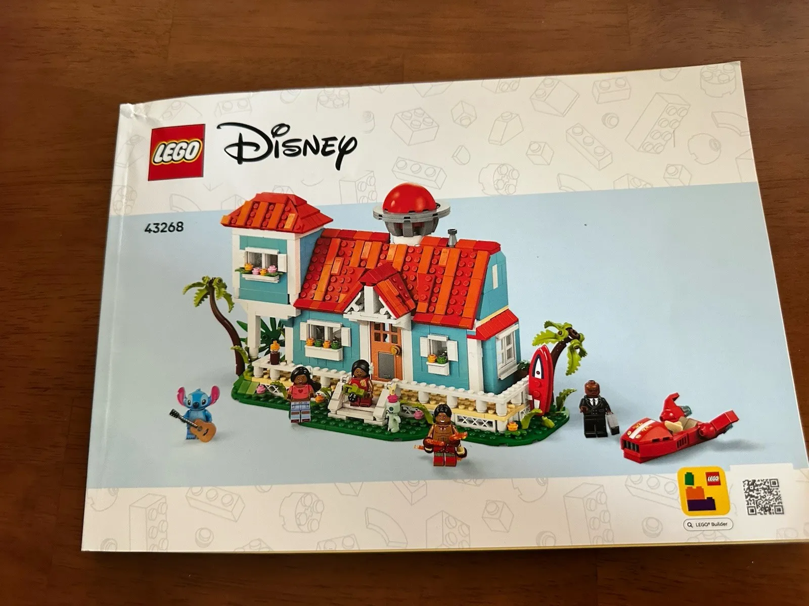 LEGO Disney Lilo and Stitch Beach House 43268 No Bricks