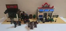 LEGO Western: Gold City Junction (6765) - NOT Complete, Missing 3 Figs, Cannon