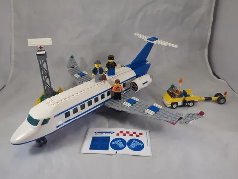 Lego Passenger Plane Airplane 3181  1/2 Instructions Minifigures City Collection