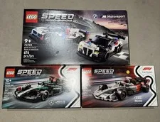 LEGO Speed Champions BMW M4 GT3 & BMW M Hybrid V8 Cars 77244 & 77259 Formula 1