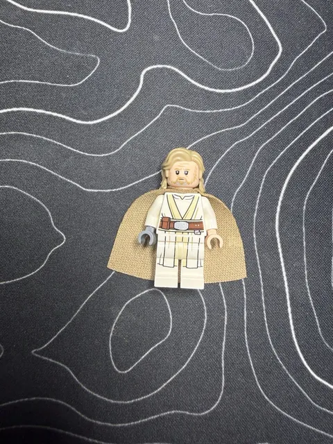 LEGO Star Wars Luke Skywalker Minifigure Old Jedi Master 75200 sw0887 - 2U