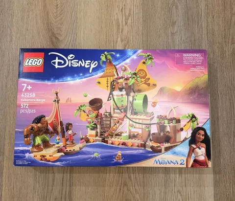 LEGO Disney Moana 2 Kakamora Barge Kids Toy Maui Moana 43258 BRAND NEW