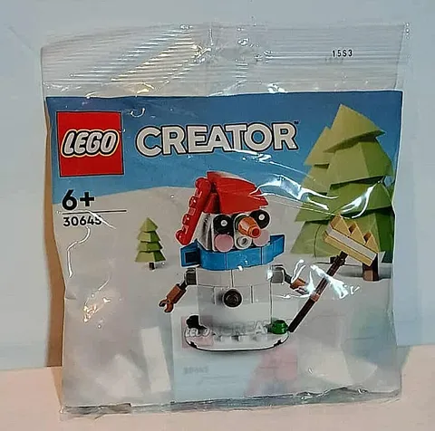 Lego 30645 Creator Snowman New Factory Sealed in Poly Bag 2023 Retired Seasonal+
