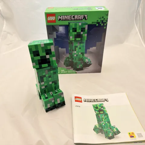 LEGO Minecraft 21276 THE CREEPER Complete Assembled Box Manual Figures Included