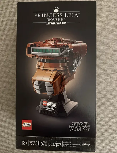 LEGO Star Wars Princess Leia (Boushh) Helmet 75351 670pcs NEW IN BOX