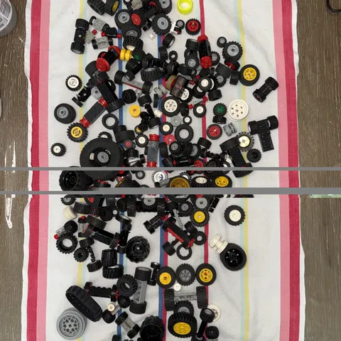 Lego Pieces Parts  Variety Mixed Wheels 2 Lb Bundle Assorted