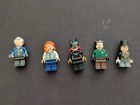 LEGO DC  Minifigure Lot: Batgirl, Penguin, Capt Stacey, Lex Corp, Lois Lane