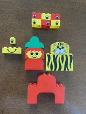 Vintage LEGO Mixed Lot Of 15 Cat Girl Eyes Smile