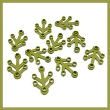 New Lego Olive Green 4 X 3 Plant Leaves Lot of 10