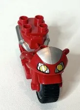 Lego Duplo Item Red Motorcycle Only