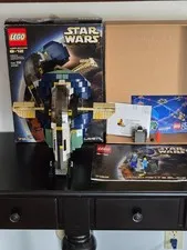 Lego Star Wars 7153 Jango Fett Slave l 100% Complete NO CRACKS! RARE VERSION 2