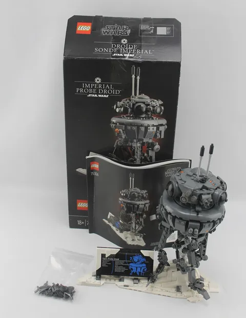 Lego Star Wars Imperial Probe Droid Lego Set #75306 Complete