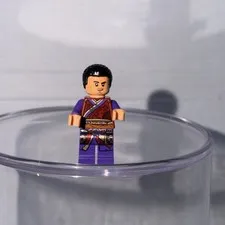 Lego New Wong Dark Red Robe Dark Purple Legs Minifigure