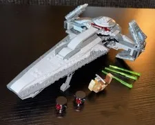 LEGO 75383 Star Wars Darth Mauls Sith Infiltrator SHIP BUILD ONLY NO MINIFIGURES