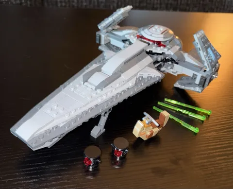 LEGO 75383 Star Wars Darth Mauls Sith Infiltrator SHIP BUILD ONLY NO MINIFIGURES