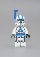 New LEGO Star Wars Clone Trooper Officer minifigure 501st Legion blue 75345
